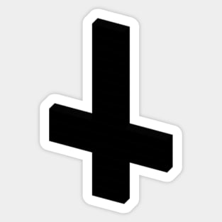 black cross Sticker